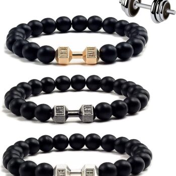 Mens Dumbbell Bracelet - Weights for Gym and Workout